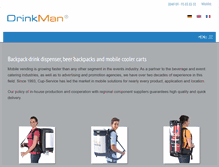 Tablet Screenshot of drinkman.net