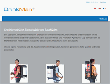 Tablet Screenshot of drinkman.de